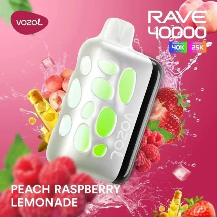 Vozol Rave 40000 Peach Raspberry Lemonade ürün görseli