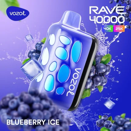 Vozol Rave 40000 Blueberry Ice ürün görseli