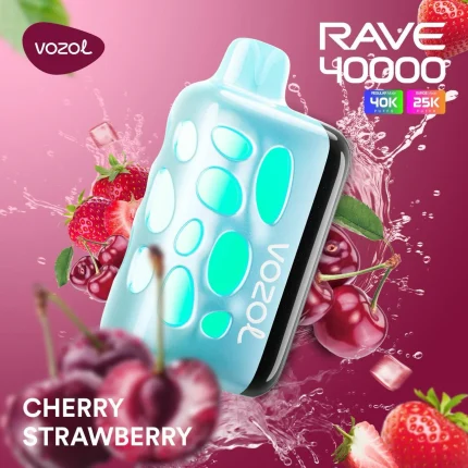Vozol Rave 40000 Cherry Strawberry ürün görseli