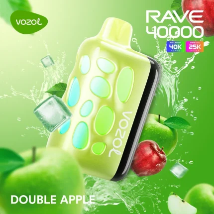 Vozol Rave 40000 Double Apple ürün görseli