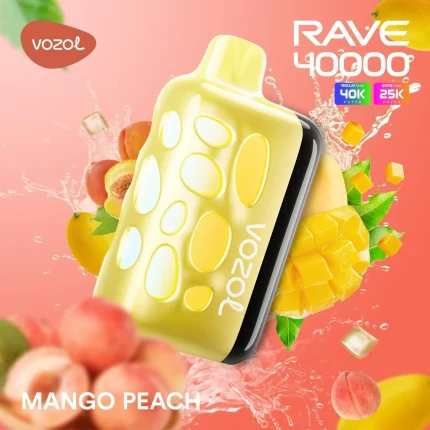 Vozol Rave 40000 Mango Peach ürün görseli