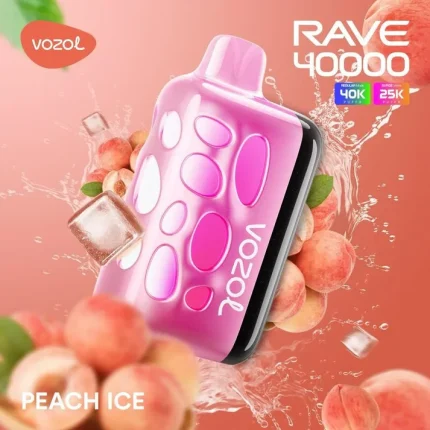 Vozol Rave 40000 Peach Ice ürün görseli