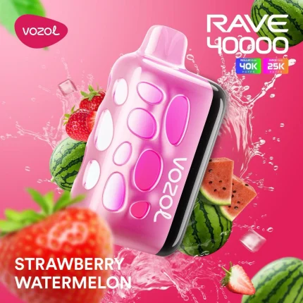Vozol Rave 40000 Strawberry Watermelon ürün görseli