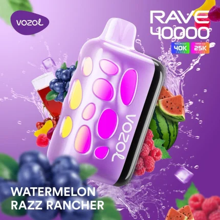 Vozol Rave 40000 Watermelon Razz Rancher ürün görseli